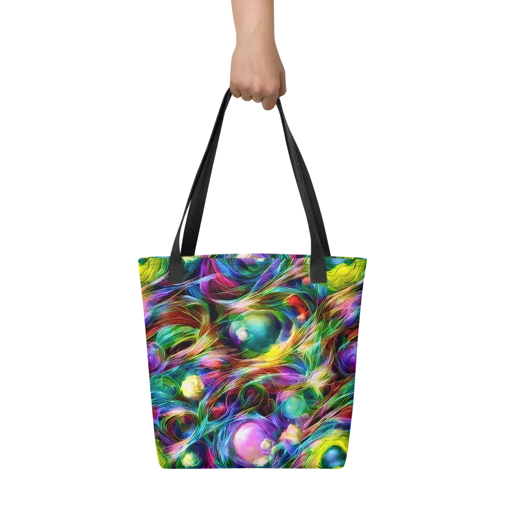 Psychedelic Velvet on Tote Bag — Front
