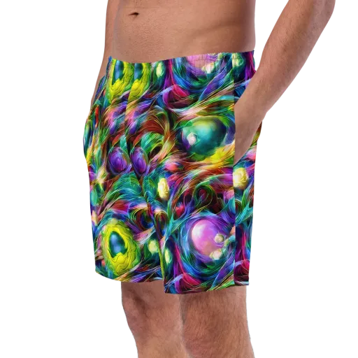 Psychedelic Velvet on a Swim Trunks