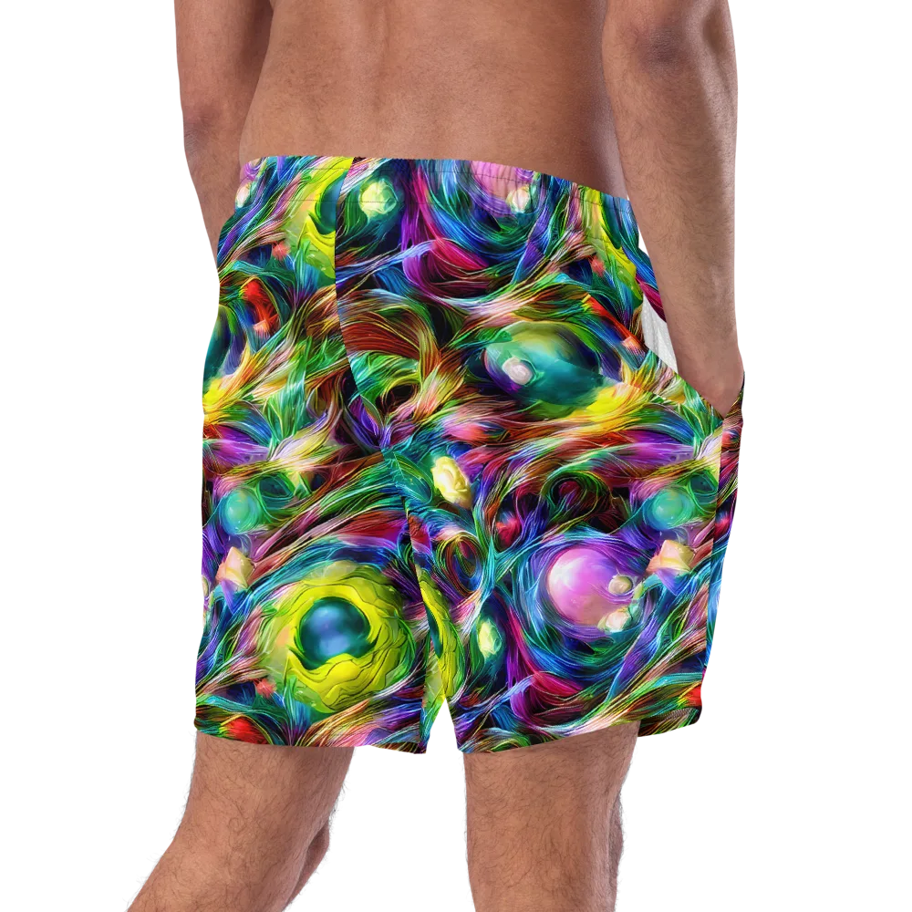 Psychedelic Velvet on Swim Trunks — Right Back