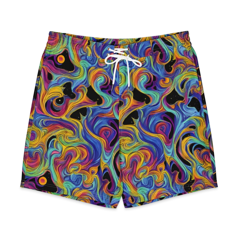 Aurora Ink on Men's Board Shorts — Front