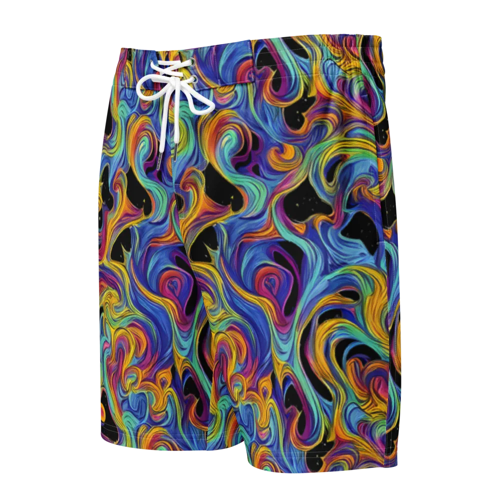 Aurora Ink on Men's Board Shorts — Front