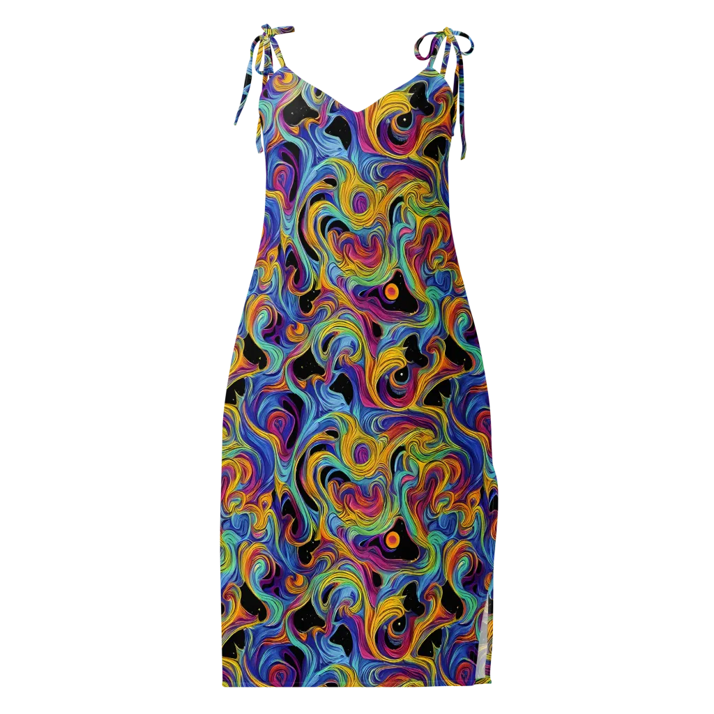 Aurora Ink on Slip Dress — Front