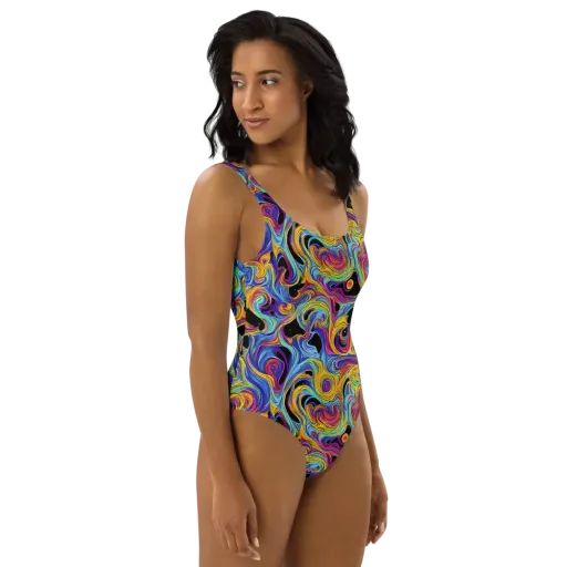 Aurora Ink on a One-Piece Swimsuit