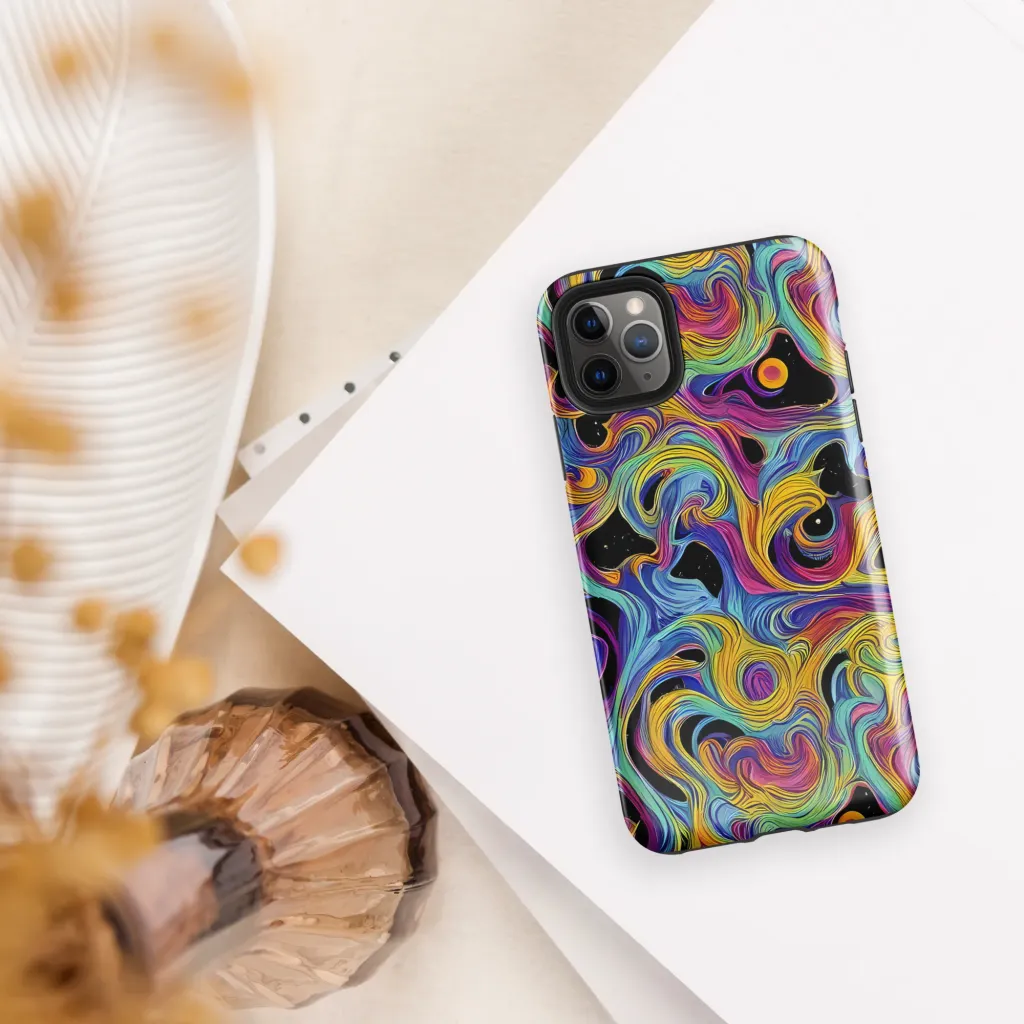 Aurora Ink on Tough Case for iPhone® — Front