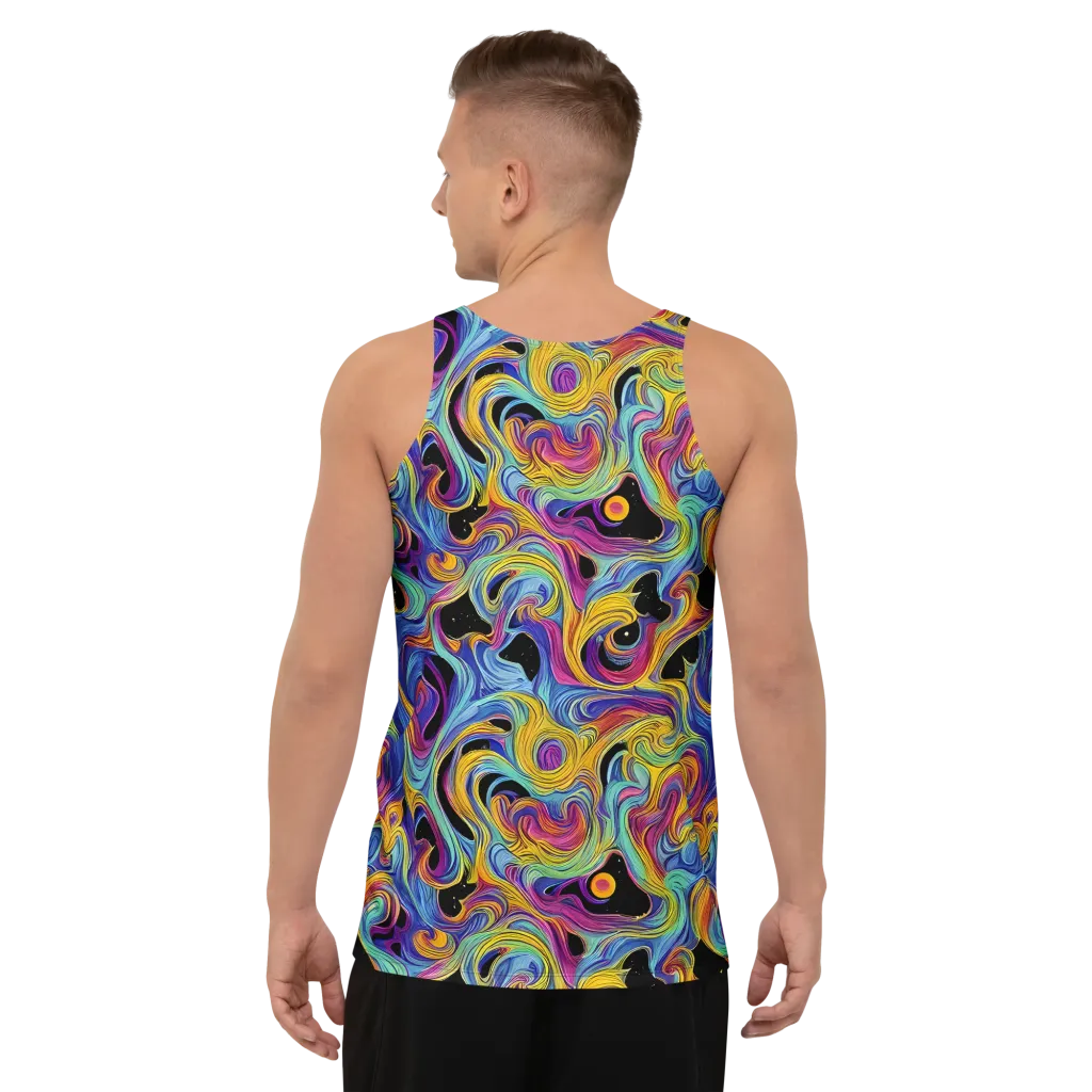 Aurora Ink on Men's Tank Top — Back