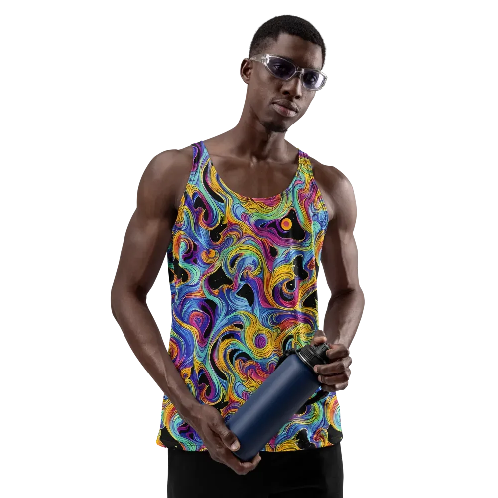 Aurora Ink on Men's Tank Top — Front