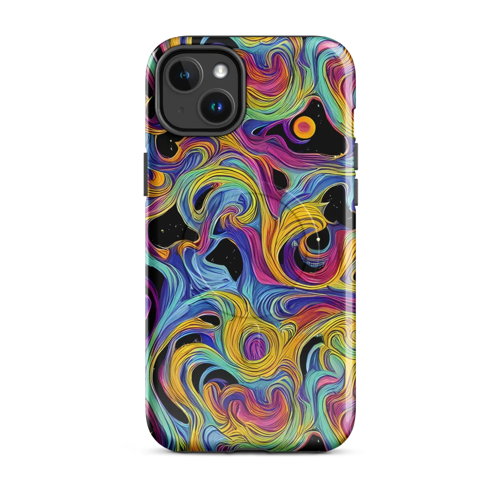 Aurora Ink on MagSafe Tough Case for iPhone® — Front