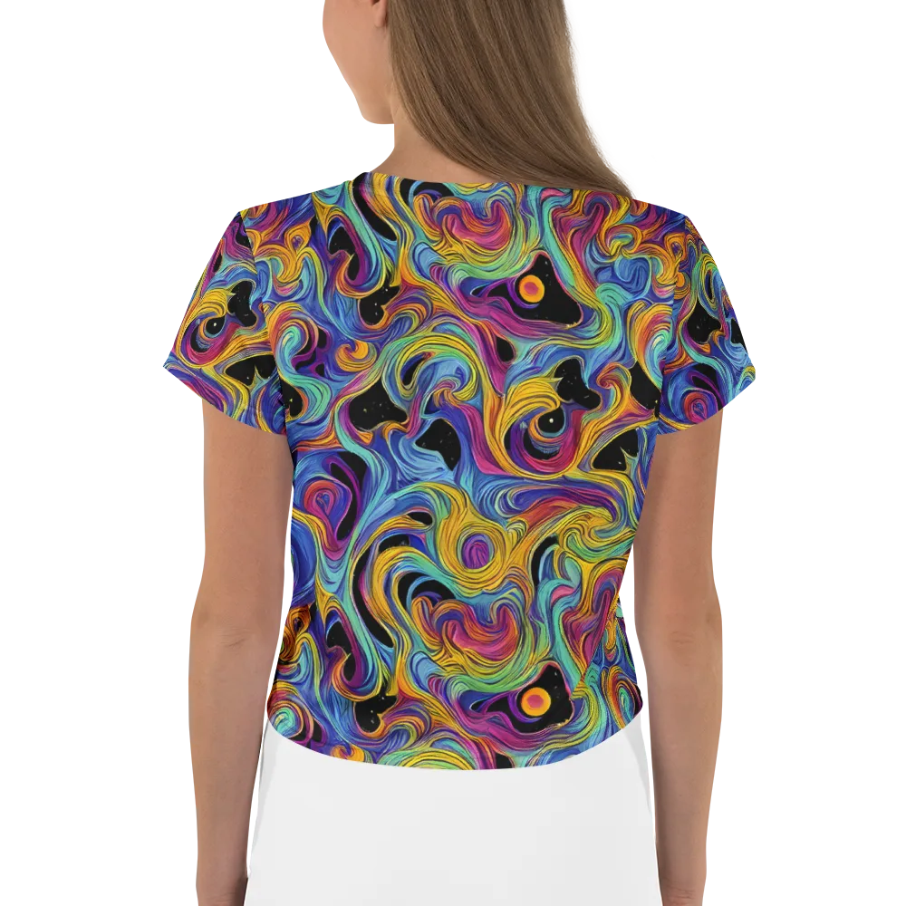 Aurora Ink on Crop Tee — Back