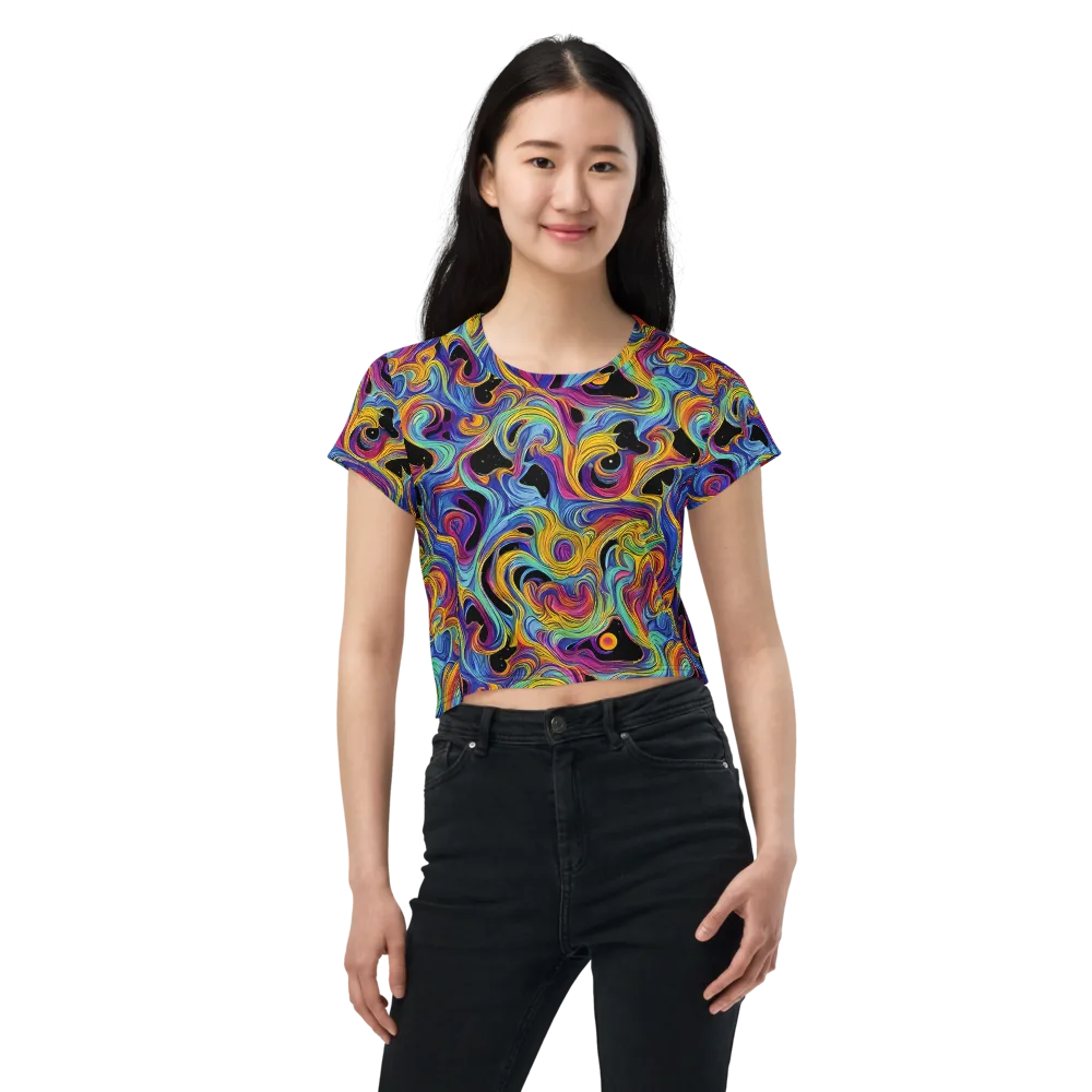 Aurora Ink on Crop Tee — Front