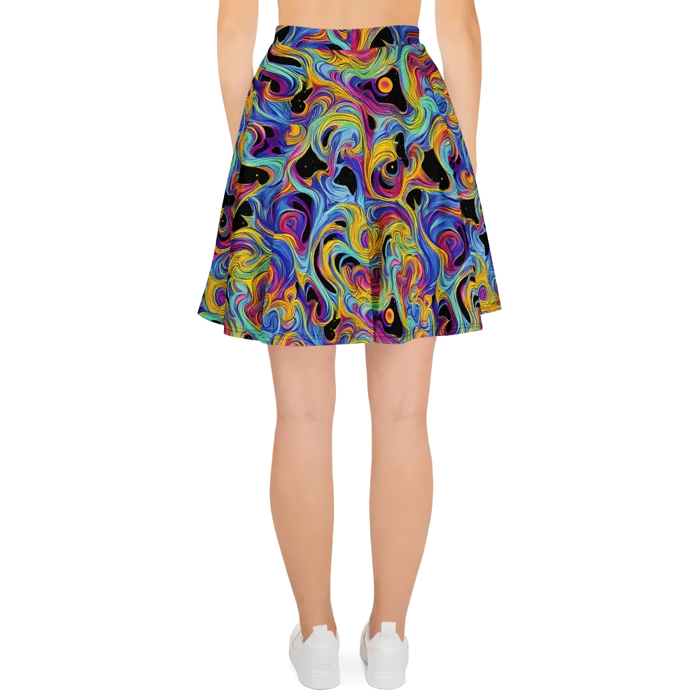 Aurora Ink on Skater Skirt — Back