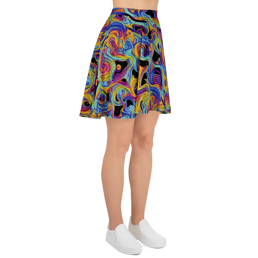 Aurora Ink on Skater Skirt — Right