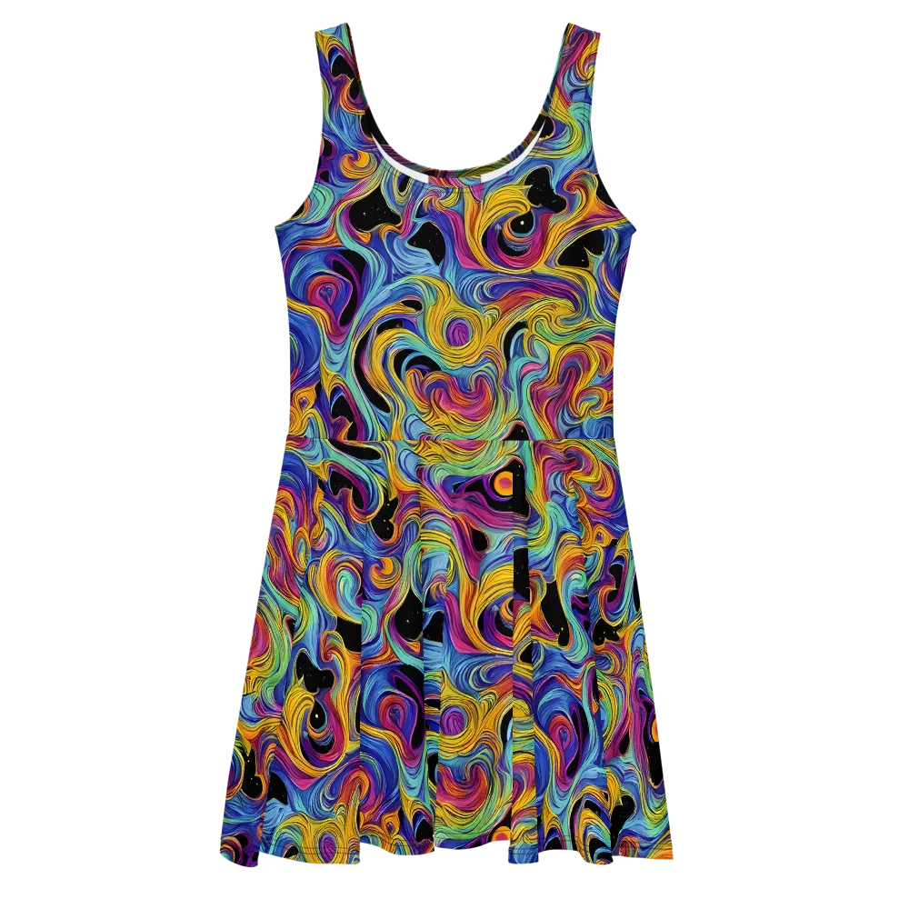 Aurora Ink on Skater Dress — Front