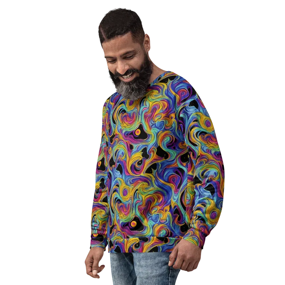 Aurora Ink on Sweatshirt — Left Front