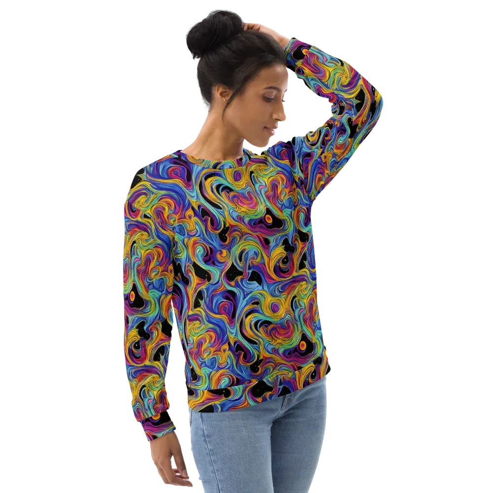 Aurora Ink on Sweatshirt — Right Front