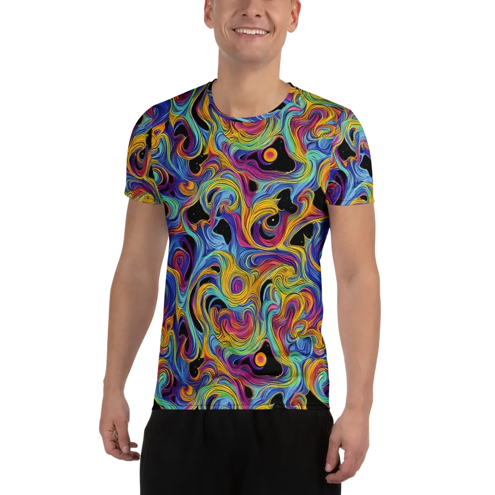Aurora Ink on Men's Athletic T-Shirt — Front