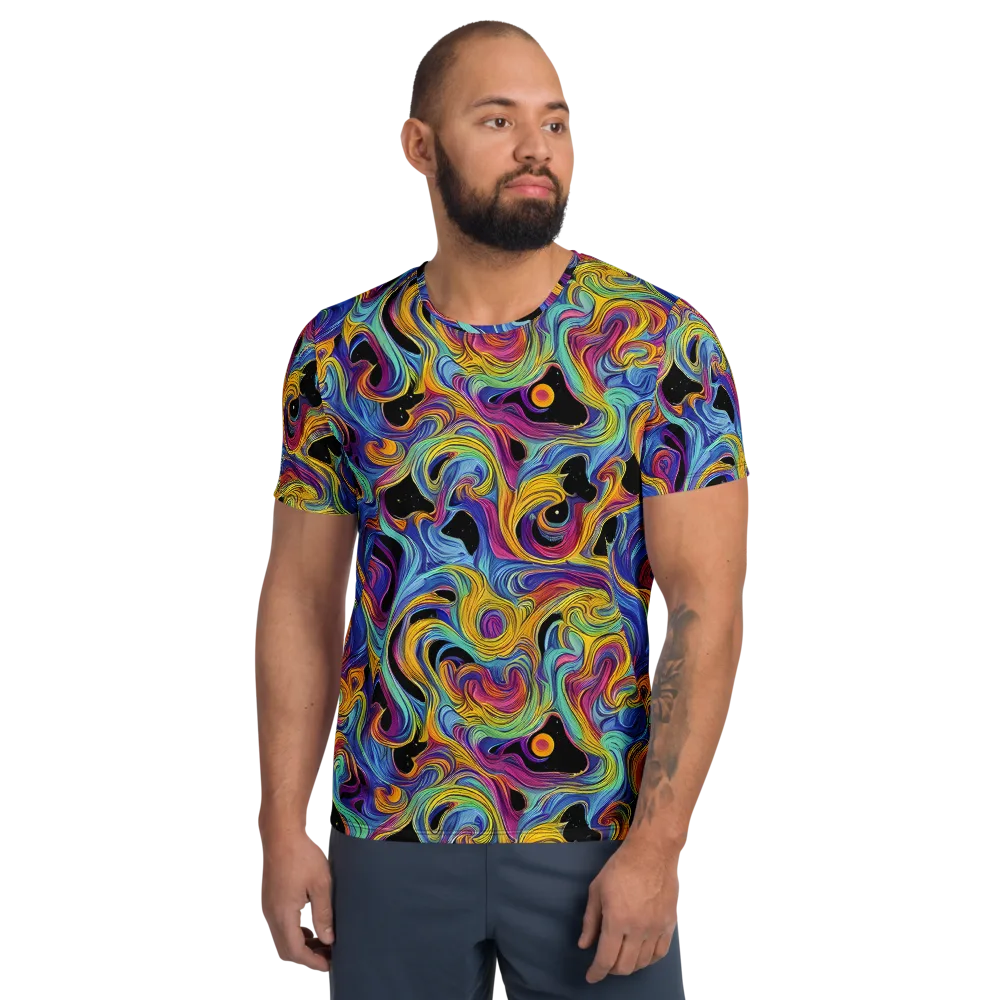 Aurora Ink on Men's Athletic T-Shirt — Front