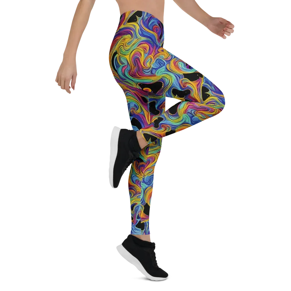 Aurora Ink on Leggings — Right