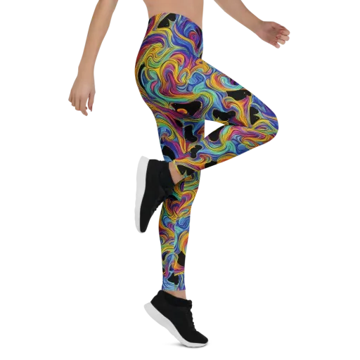 Aurora Ink on a Leggings