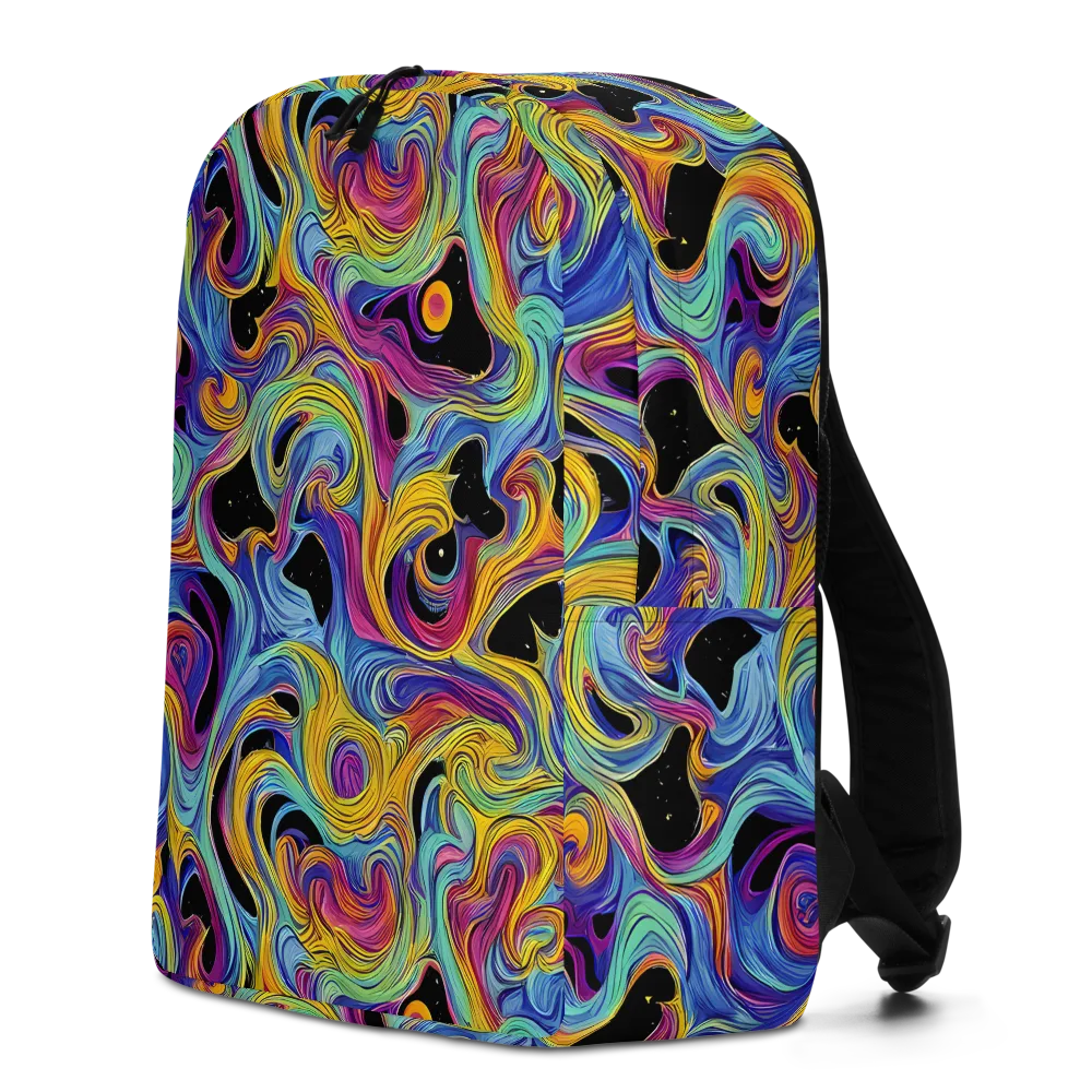Aurora Ink on Minimalist Backpack — Left