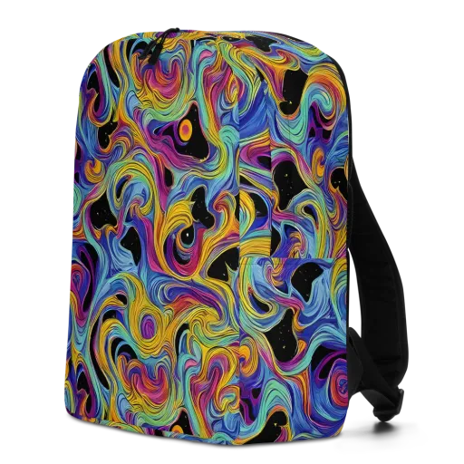 Aurora Ink on a Minimalist Backpack