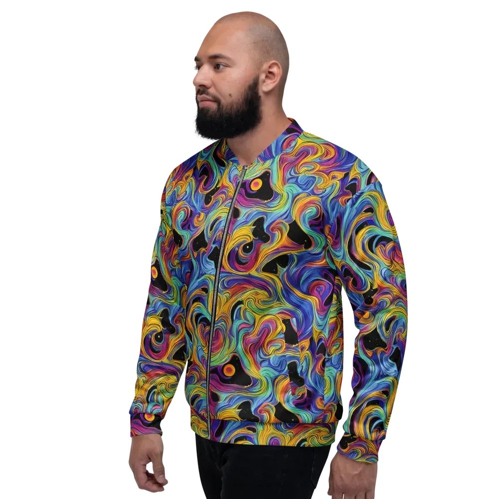 Aurora Ink on Bomber Jacket — Left