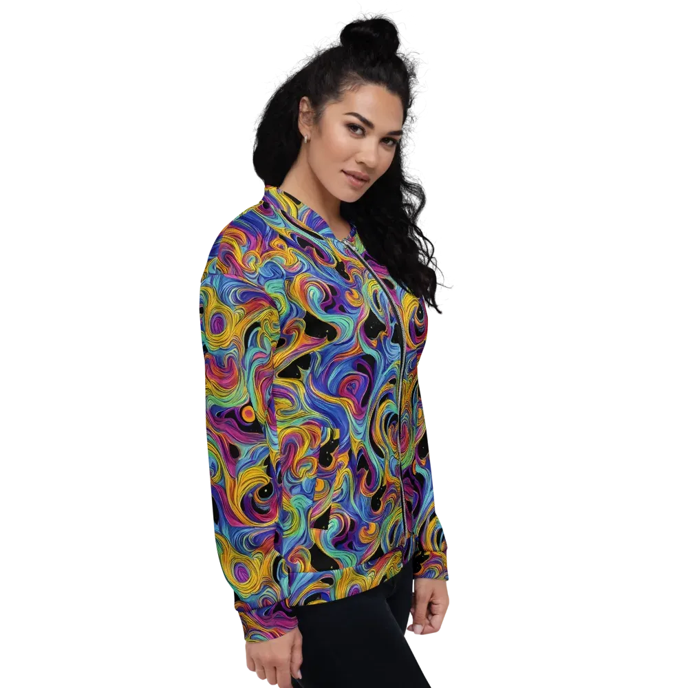 Aurora Ink on Bomber Jacket — Right