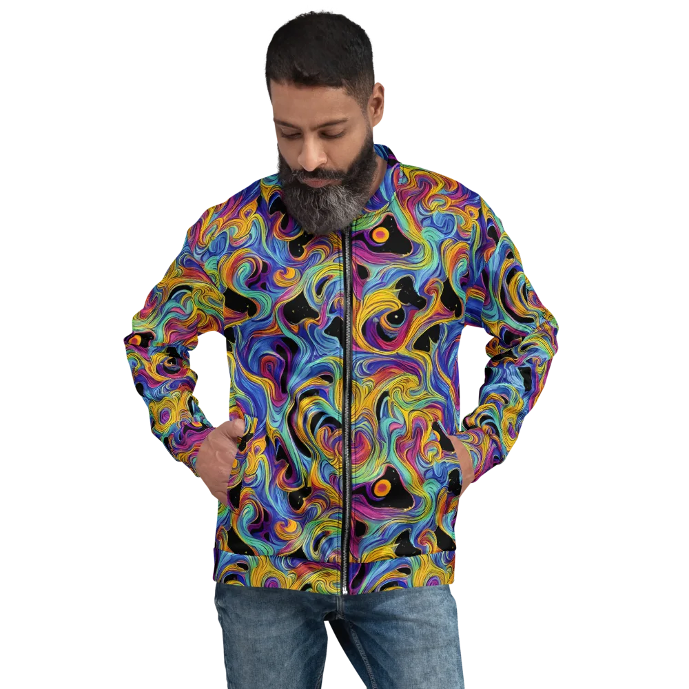 Aurora Ink on Bomber Jacket — Front