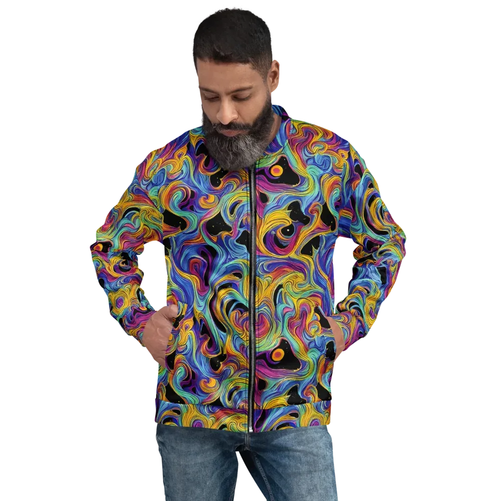 Aurora Ink on Bomber Jacket — Front