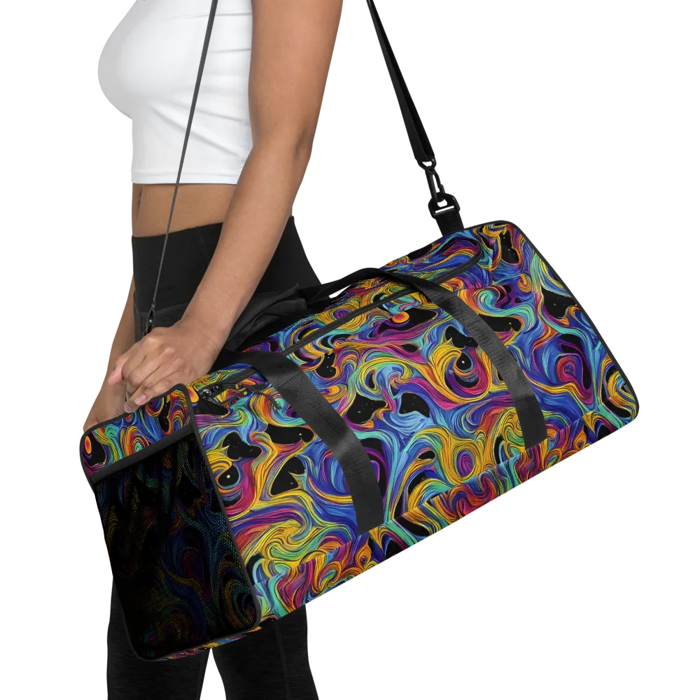 Aurora Ink on Duffle Bag — Front