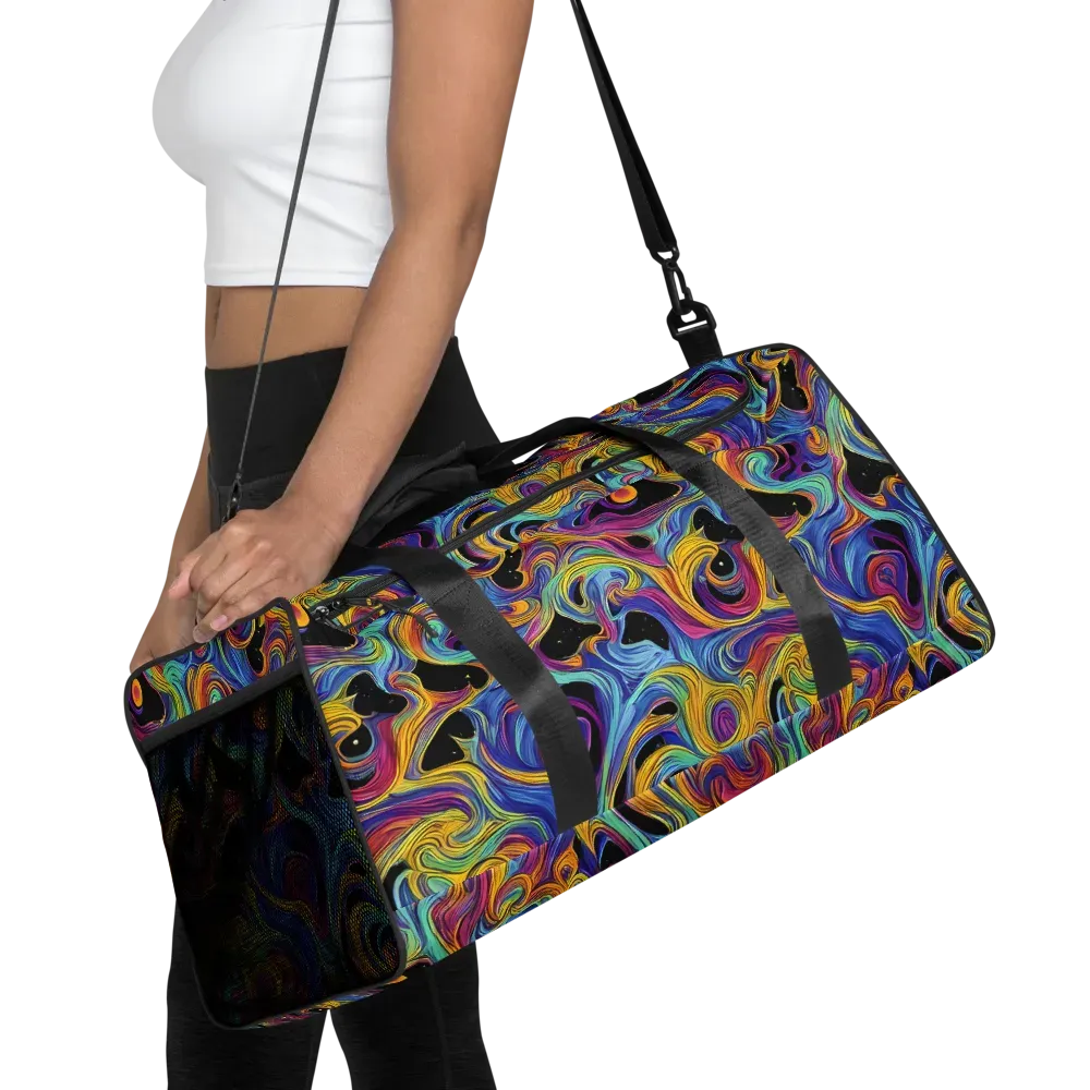 Aurora Ink on Duffle Bag — Front