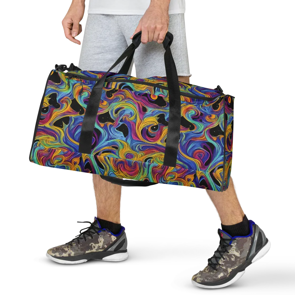 Aurora Ink on Duffle Bag — Front