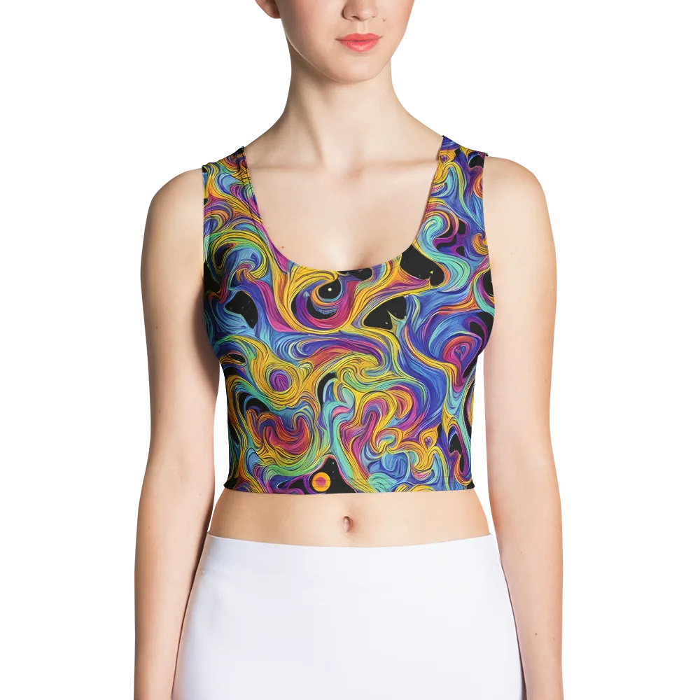 Aurora Ink on Crop Top — Front