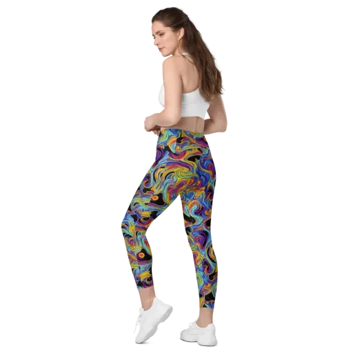 Aurora Ink on a Leggings with Pockets