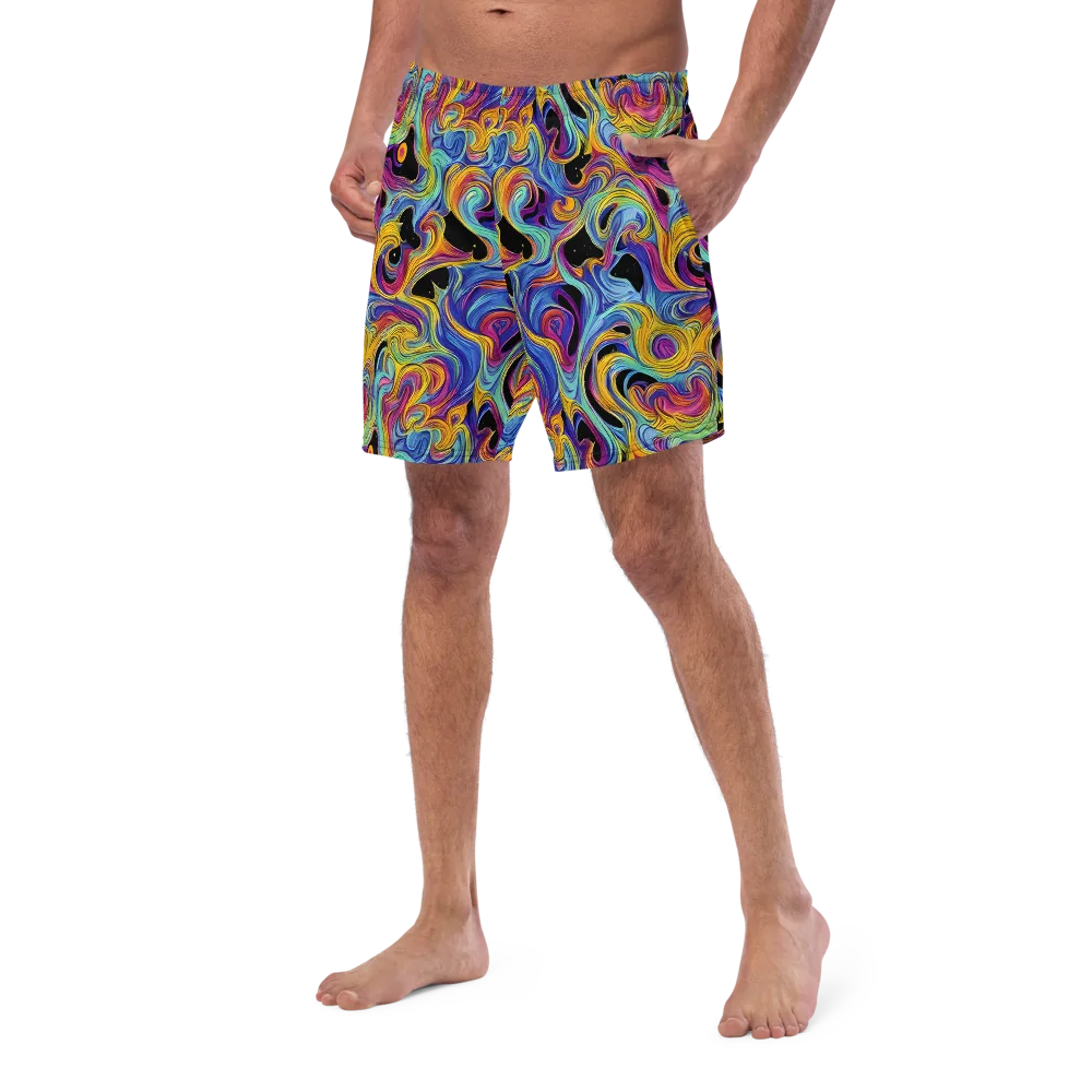 Aurora Ink on Swim Trunks — Left Front