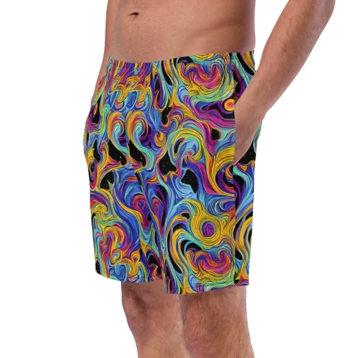 Aurora Ink on a Swim Trunks