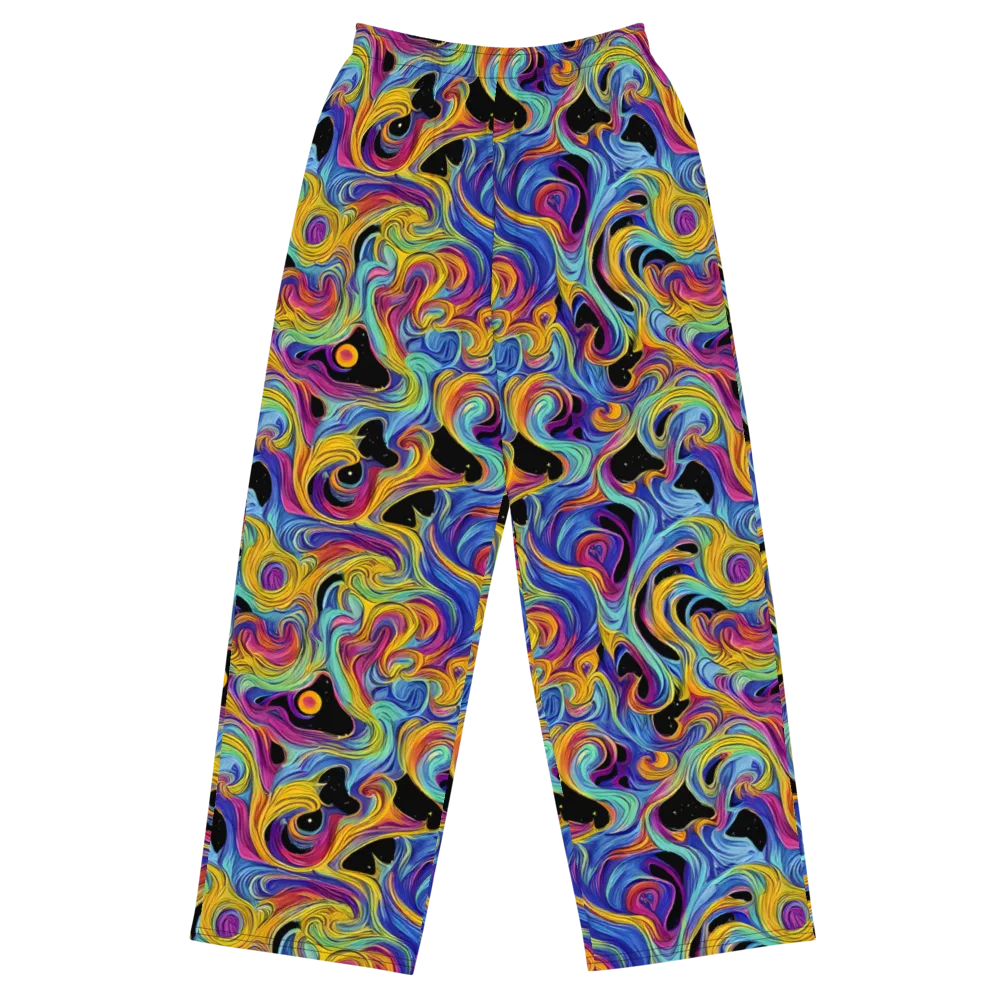 Aurora Ink on Wide-Leg Pants — Front