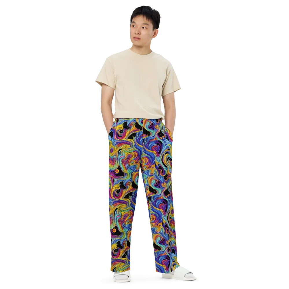 Aurora Ink on Wide-Leg Pants — Front
