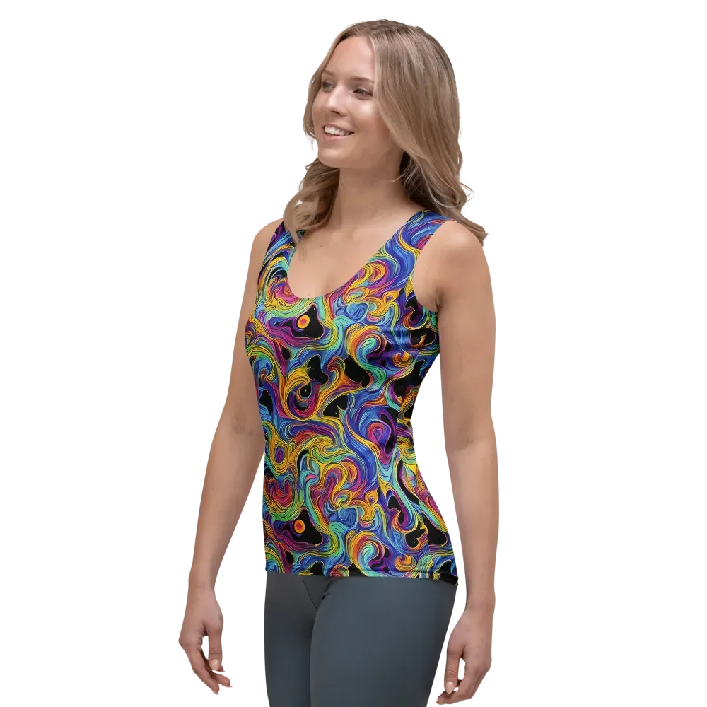 Aurora Ink on Women's Tank Top — Left Front