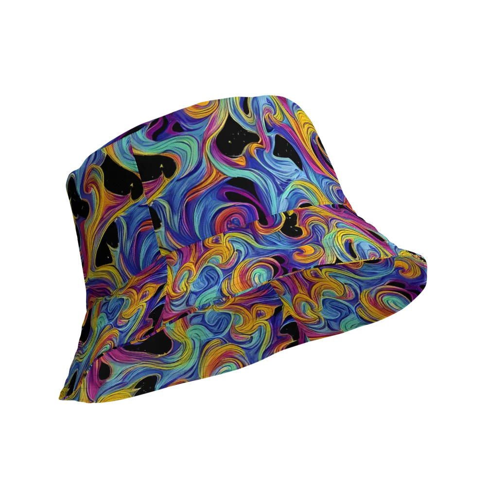 Aurora Ink on Reversible Bucket Hat — Product details Outside