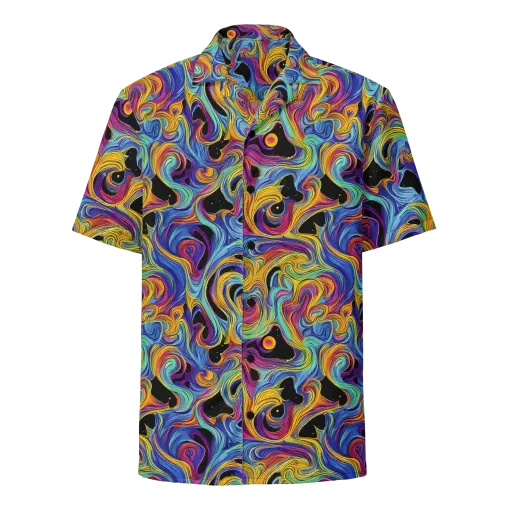 Aurora Ink on a Button Shirt