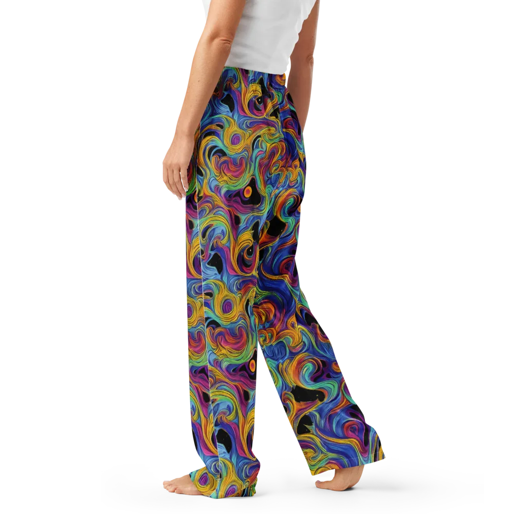 Aurora Ink on Women's Pajama Pants — Left