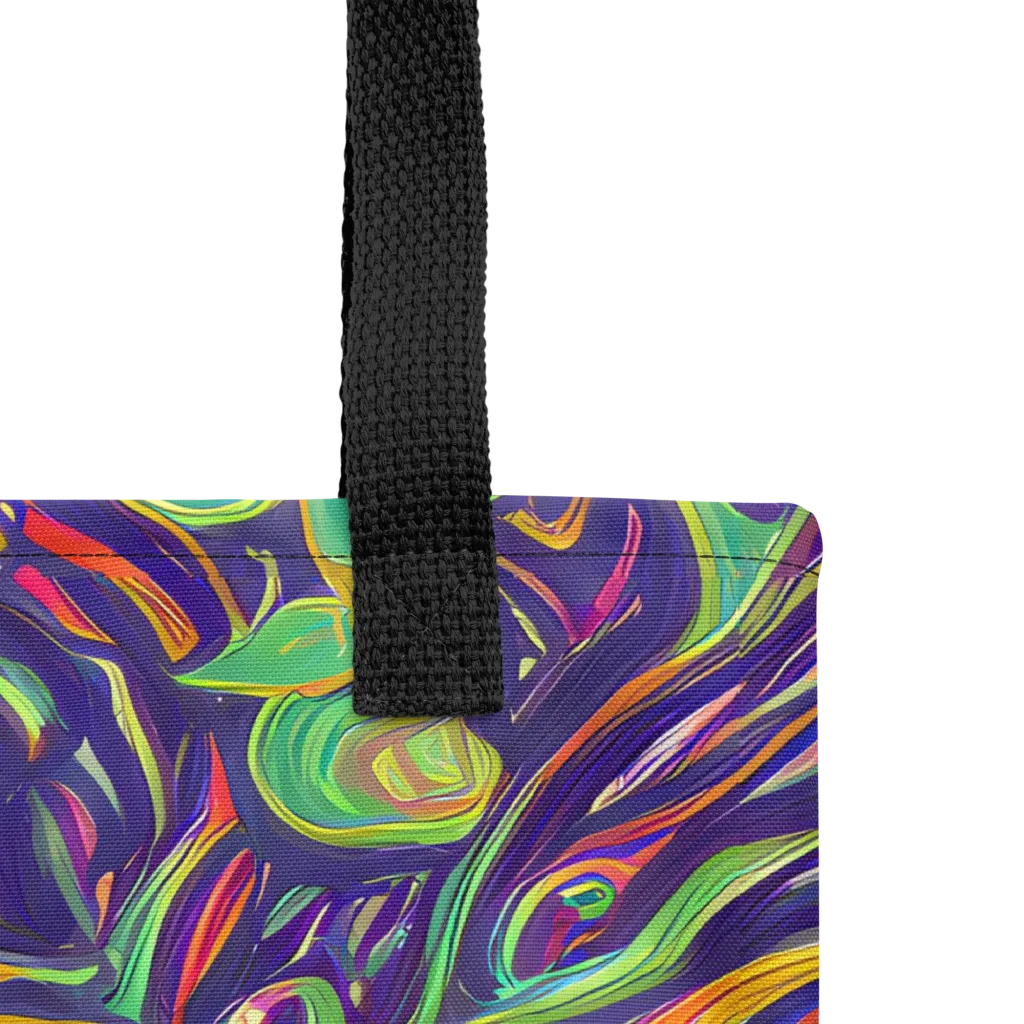 Psychedelic Ribbons on Tote Bag — Product details