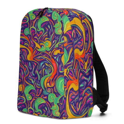 Psychedelic Ribbons on a Minimalist Backpack