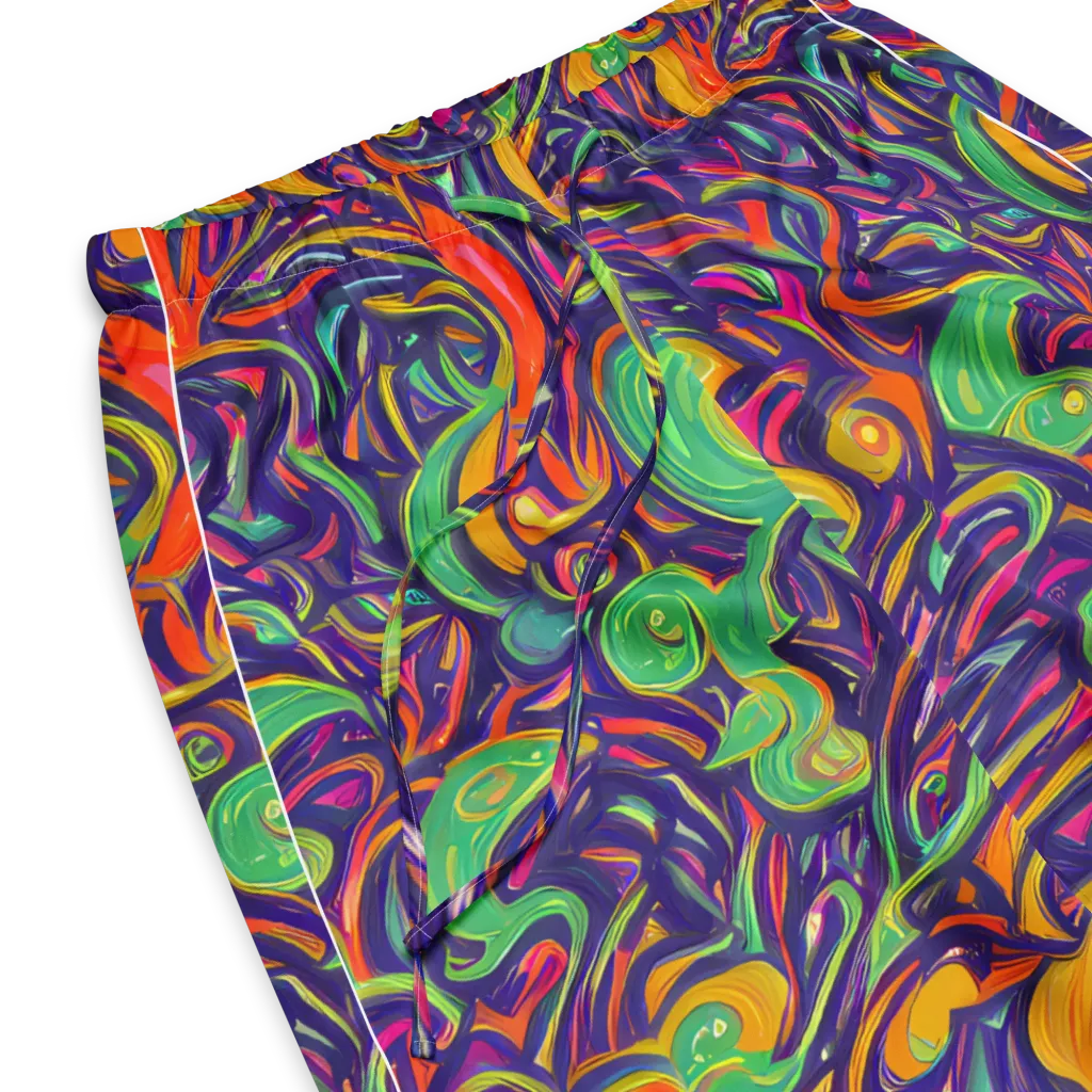 Psychedelic Ribbons on Women's Pajama Pants — Product details