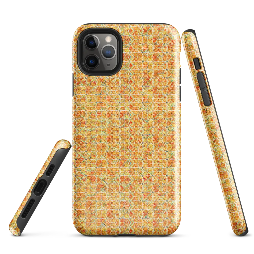 Citrus Mosaic on Tough Case for iPhone® — Front