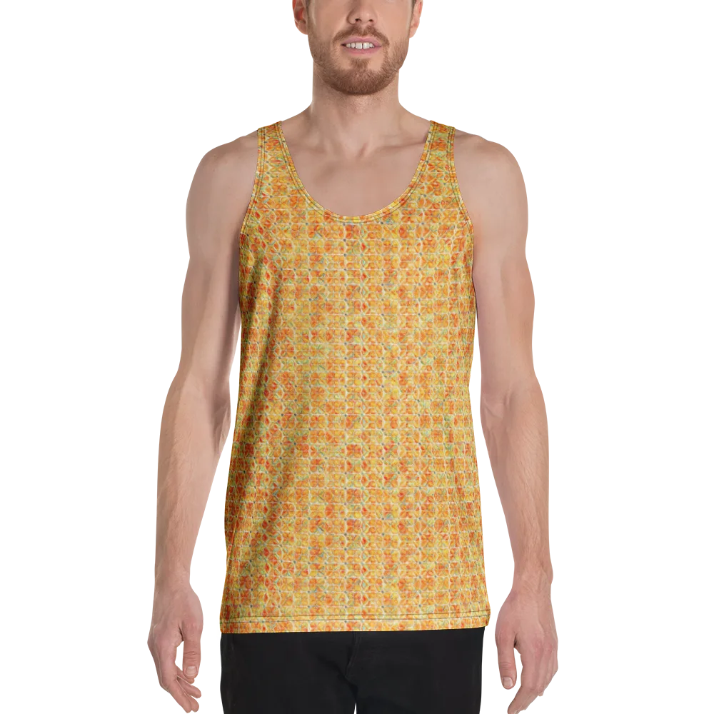 Citrus Mosaic on Men's Tank Top — Front