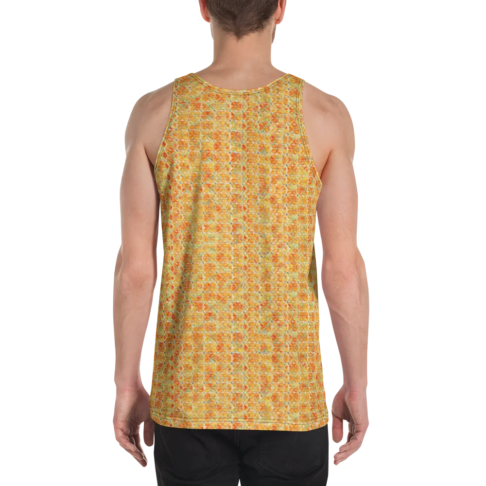 Citrus Mosaic on Men's Tank Top — Back
