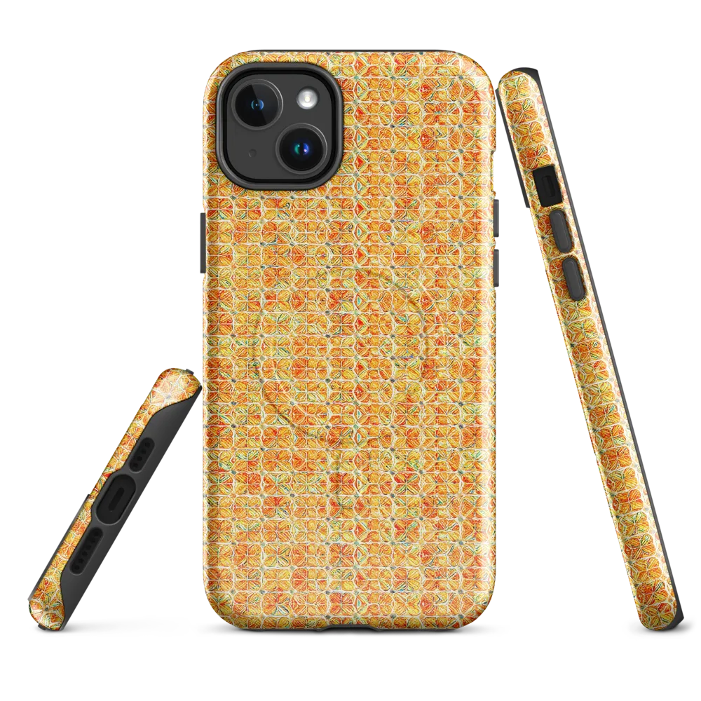Citrus Mosaic on MagSafe Tough Case for iPhone® — Front