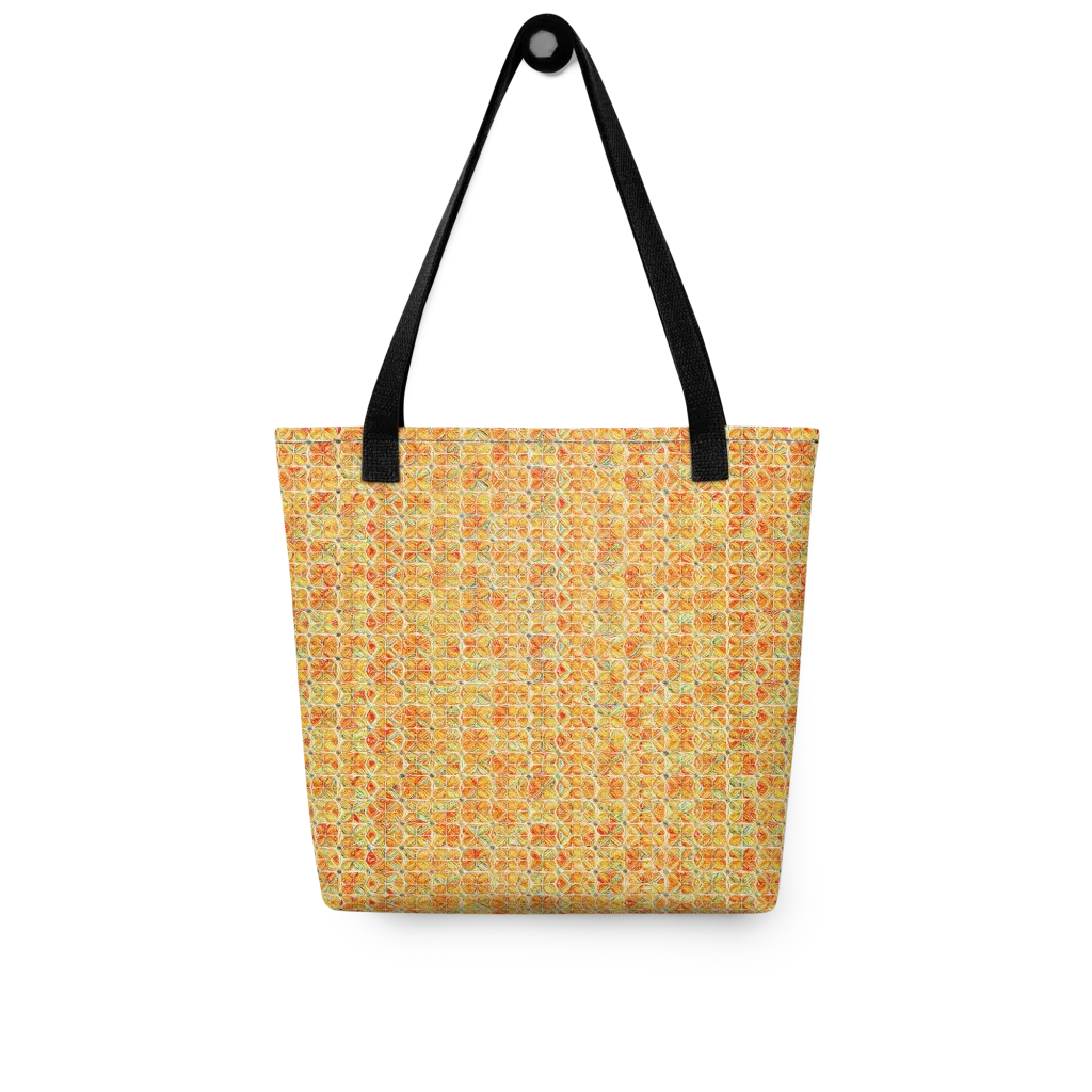 Citrus Mosaic on Tote Bag — Front