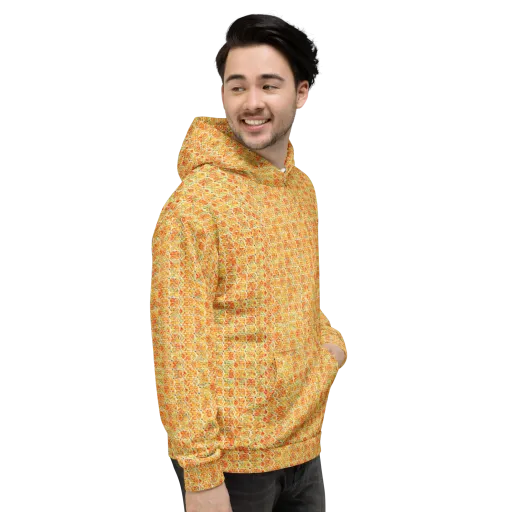 Citrus Mosaic on a Hoodie